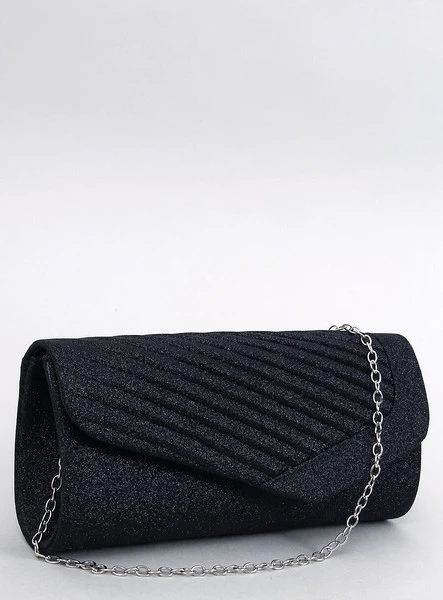 Torebka kopertówka opalizująca RABYS CZARNA