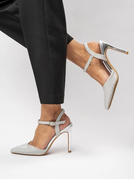 Damskie Szpilki MAYA SILVER