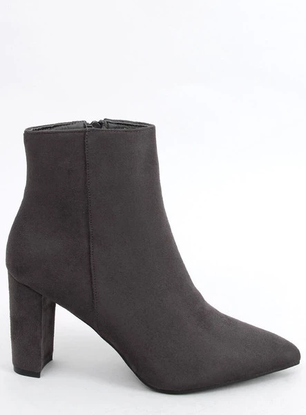 Botki na obcasie LINE GREY