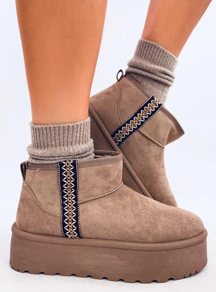 Śniegowce krótkie na platformie WEYAN KHAKI II GATUNEK