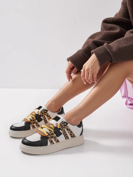 Damskie Sneakersy WEAVEX WH/BLACK 