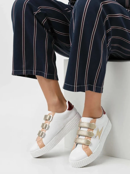 Damskie Sneakersy VOLTIA WHITE/PINK 