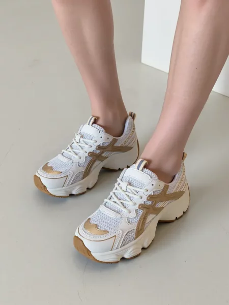 Damskie Sneakersy VELOS BEIGE 