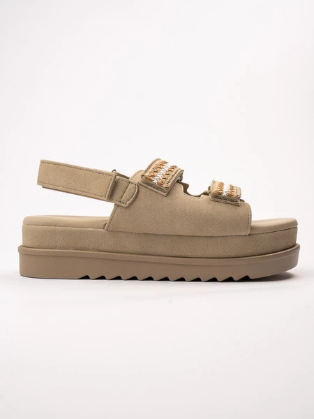 Klapki Eleganto Khaki