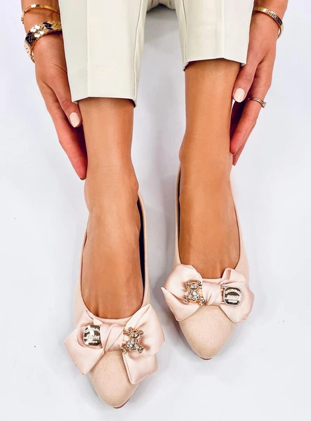 Baleriny z misiem BONNIES BEIGE