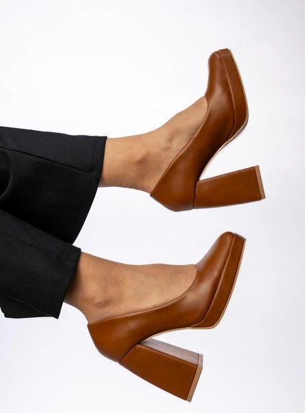 Damskie Czółenka ESME CAMEL