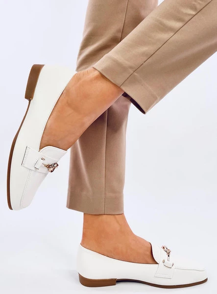 Mokasyny damskie TANSY WHITE