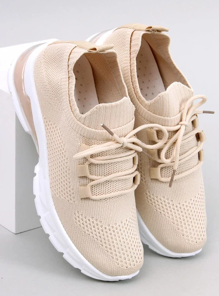 Buty sportowe skarpetkowe CARUSO BEIGE