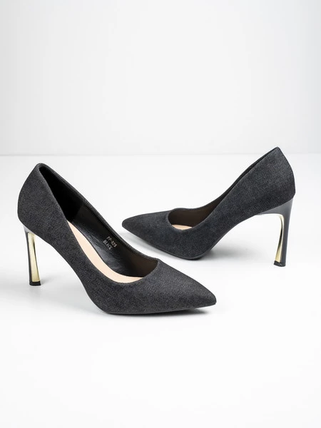 Modne czółenka - Eclanne Black