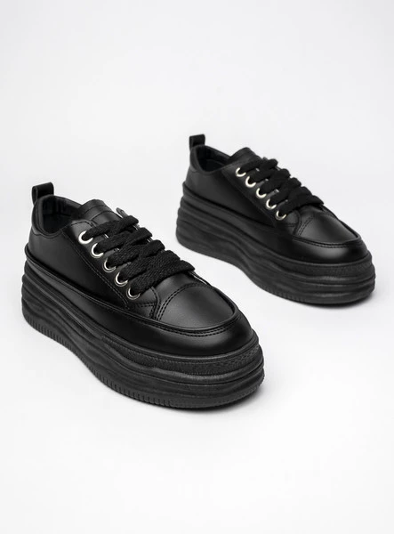 Damskie Sneakersy PLATFORMIA – Black