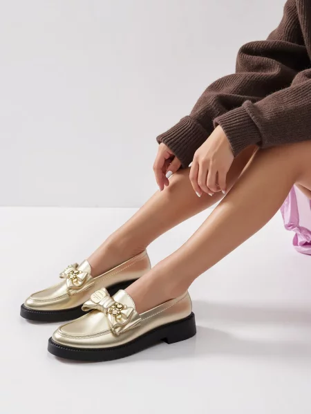 Damskie Mokasyny ELYDA GOLD