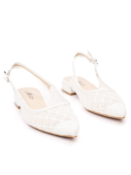 Klapki Elegancja LUMINA Biały