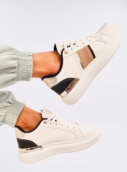 Sneakersy na platformie HOLMS GREEN