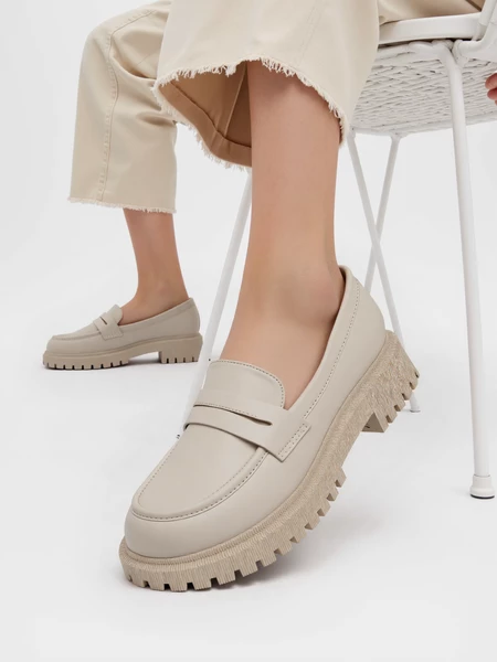 Damskie Mokasyny LAURA BEIGE