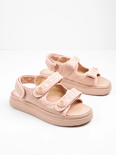 Modne sandały damskie w kolorze Pink