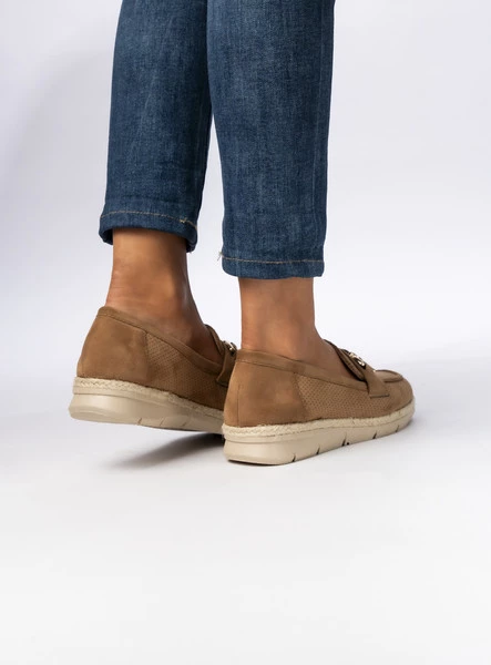 Damskie Mokasyny – Camel LARISA CAMEL