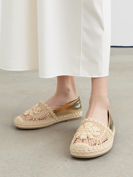 Espadryle Magika Złota