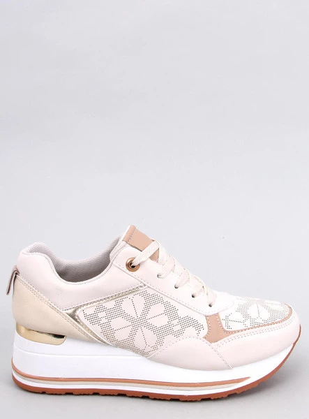 Sneakersy na koturnie GREER BEIGE