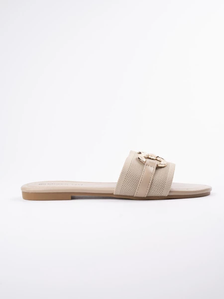 Espadryle damskie eleganckie w kolorze Khaki