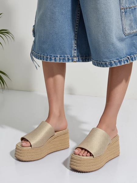 Damskie Klapki ELLE GOLD