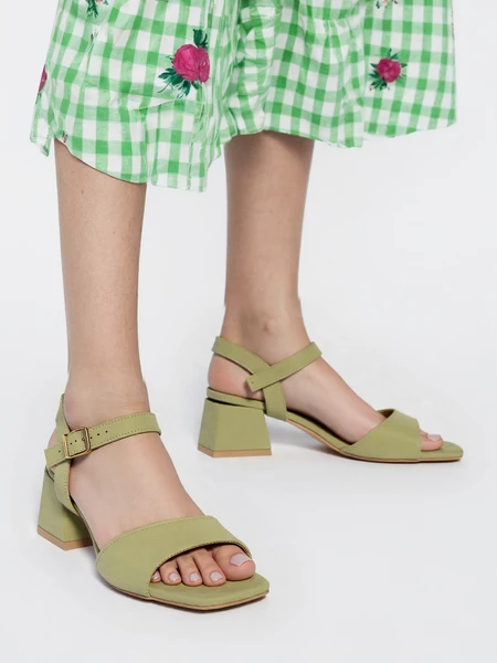 Damskie Sandały ELEGANCE GREEN