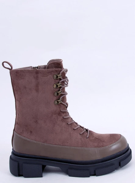 Botki sznurowane KINNEY KHAKI