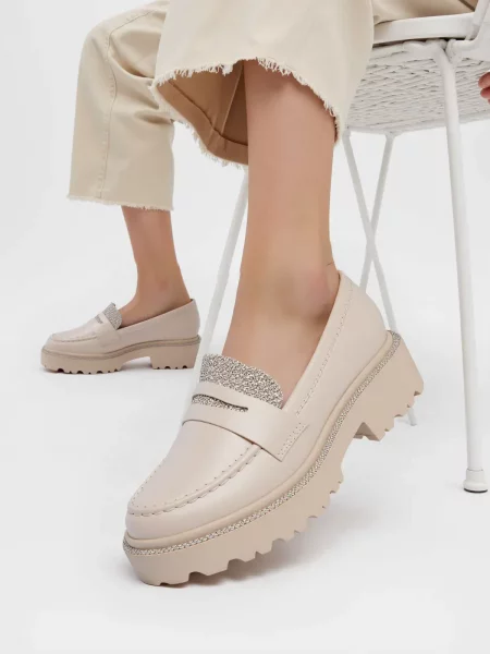 Damskie Mokasyny DIAMANT BEIGE