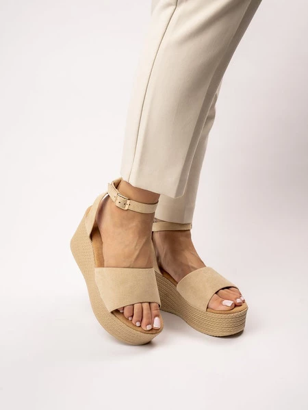 Klapki Eleganza Khaki