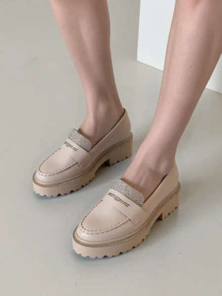 Damskie Mokasyny DIAMANT BEIGE