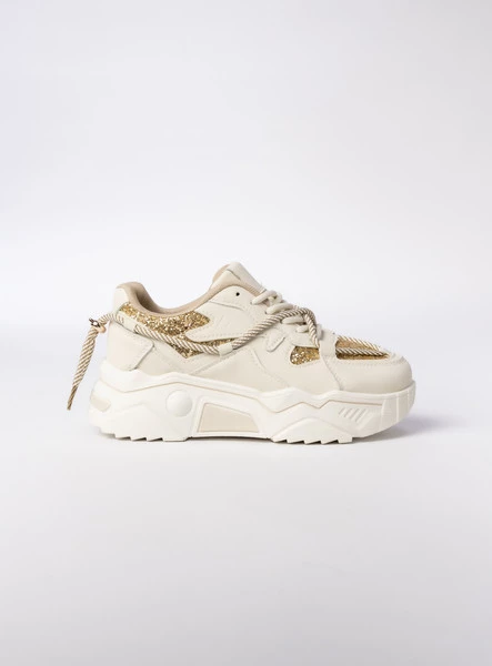 Damskie Sneakersy – Złote LUMIA BEIGE