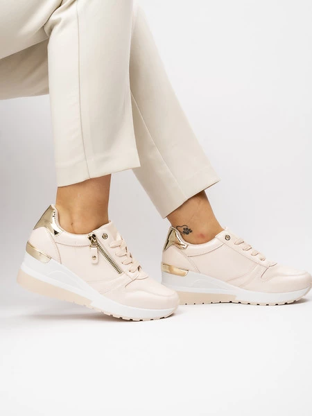 Sneakers Złoty Blask Apricot