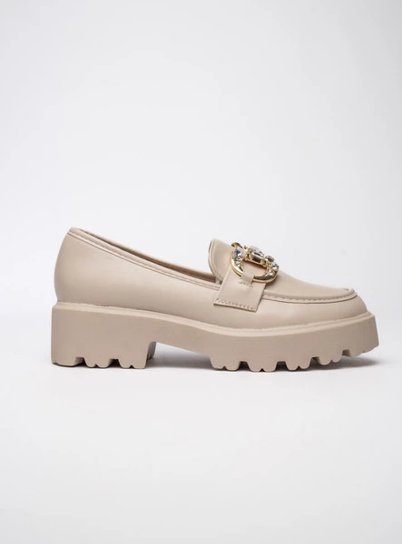 Damskie Mokasyny ELEGANZE BEIGE