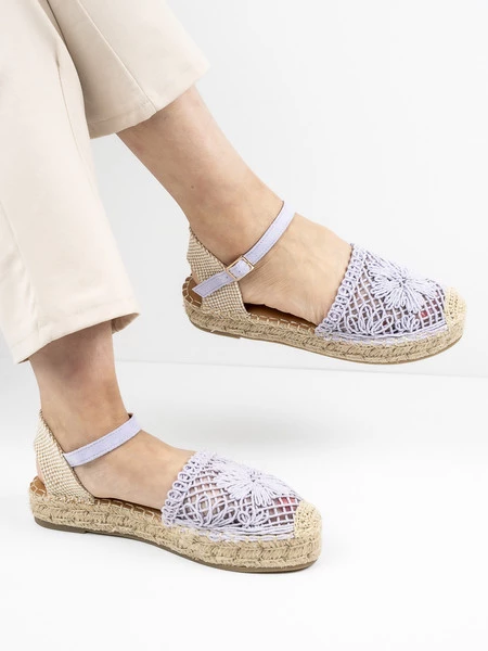 Espadryle Gama w kolorze Purple