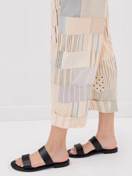 Klapki damskie z podwójnym paskiem w kolorze Black