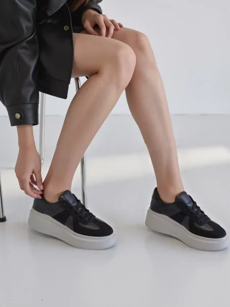 Damskie Sneakersy CITY CHIC BLACK