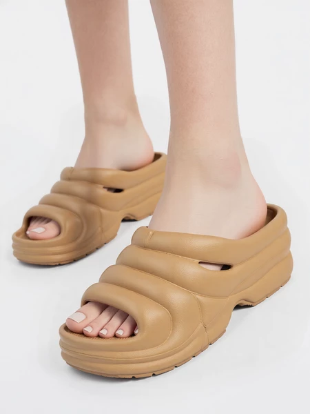 Damskie Klapki SERENA KHAKI