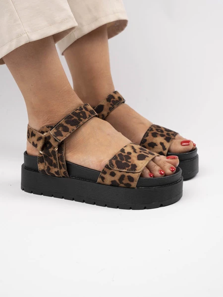 Damskie Sandały LEOPARD