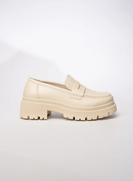 Damskie Mokasyny – Kremowe MILANO BEIGE