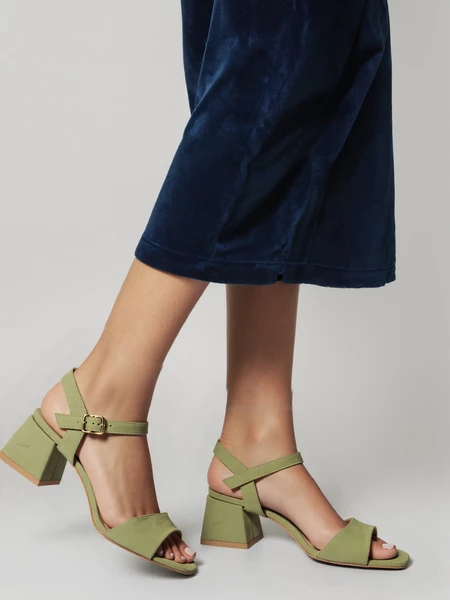 Damskie Sandały ELEGANCE GREEN