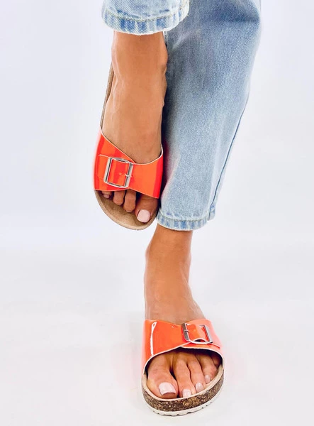 Klapki damskie NICO ORANGE