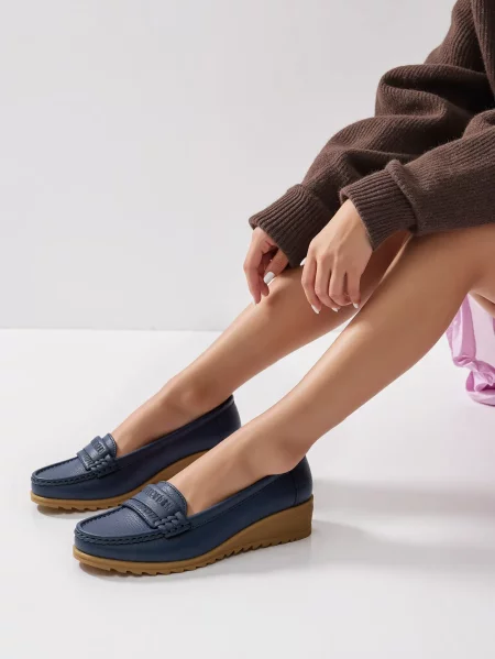 Damskie Mokasyny ALORA DARK BLUE