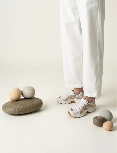 Damskie Sneakersy VELOS BEIGE 