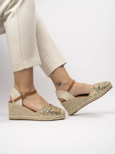 Damskie Espadryle LOLA GOLD