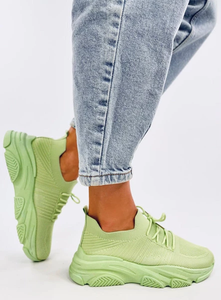 Buty sportowe skarpetkowe FABRE L.GREEN