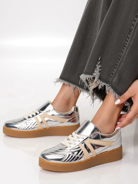 Damskie Sneakersy XERON – SILVER 