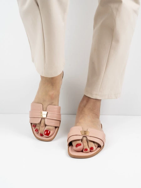 Klapki Aleksa w kolorze Pink