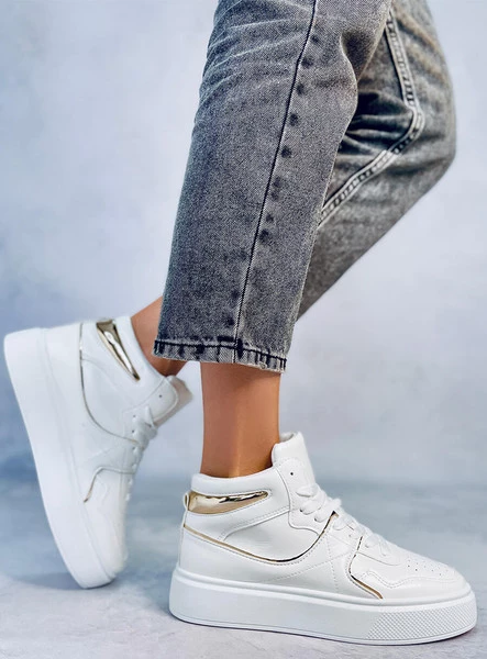 Buty sportowe za kostkę ERVA WHITE