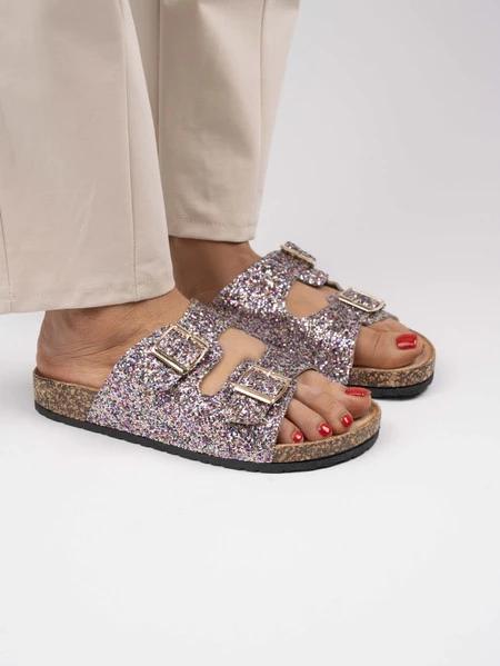 Sandały damskie eleganckie w kolorze Colour