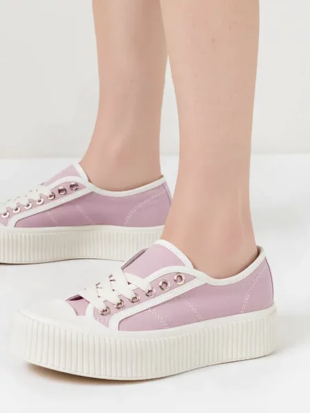Trampki damskie na platformie DORS PURPLE