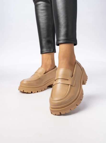 Damskie Mokasyny – Ciemny beż RIVIA KHAKI